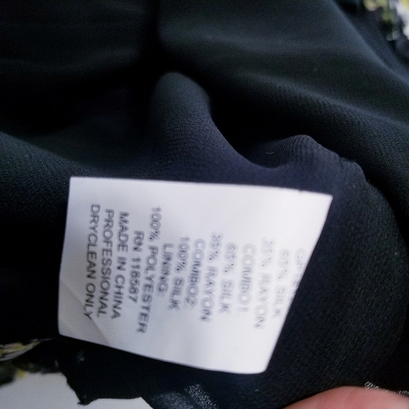 NEW Jason Wu Grey | Painted Floral Silk Chiffon‎ dress 2 - Picture 10 of 15